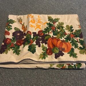 Thanksgiving table cloth.